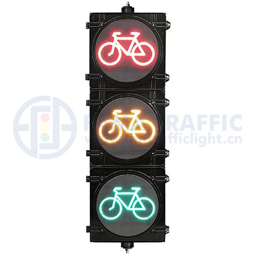 Semáforo LED para bicicleta RYG de alto flujo de 300 mm