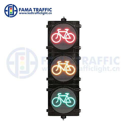 Semáforo LED para bicicleta RYG de alto flujo de 300 mm