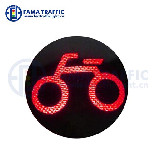 Módulo de semáforo para bicicletas de alto flujo rojo
