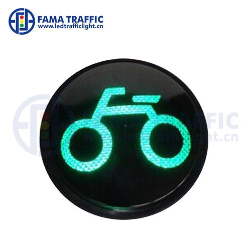 Módulo de semáforo para bicicletas de alto flujo rojo