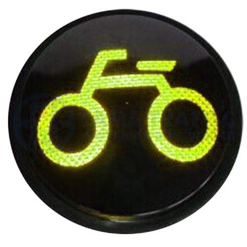 Módulo de semáforo para bicicletas de alto flujo rojo