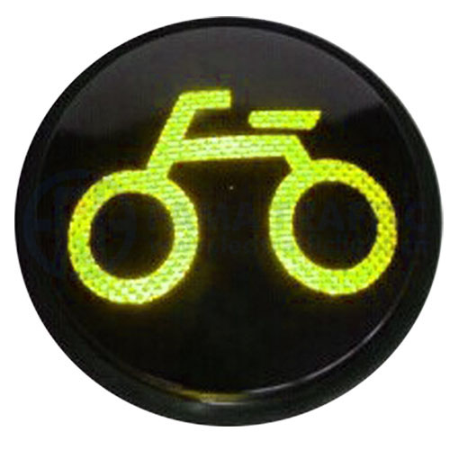 Módulo de semáforo para bicicletas de alto flujo rojo