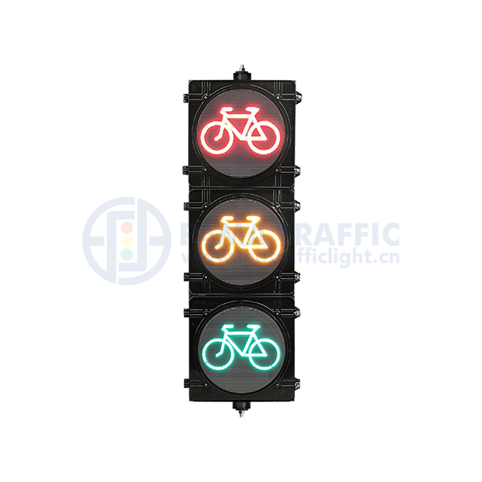 Semáforo LED para bicicleta RYG de alto flujo de 300 mm