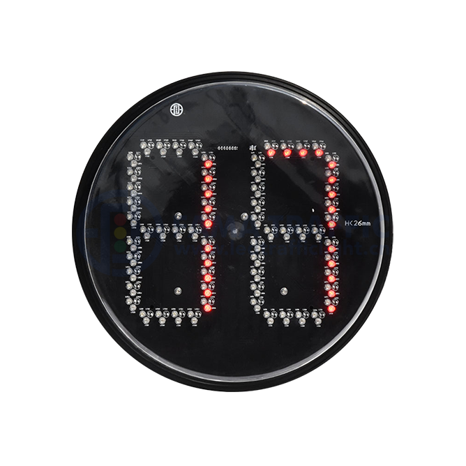Módulo de semáforo LED de 300 mm con temporizador de cuenta regresiva sin lente