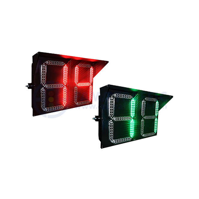 Temporizador de cuenta regresiva LED bicolor de dos dígitos de 800 x 600 mm con carcasa para PC