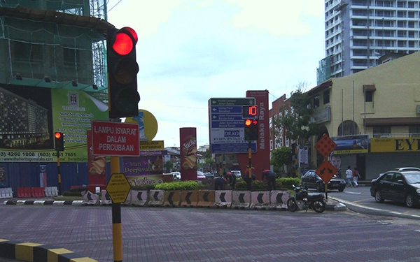Proyecto de sem&aacute;foro de Malasia
