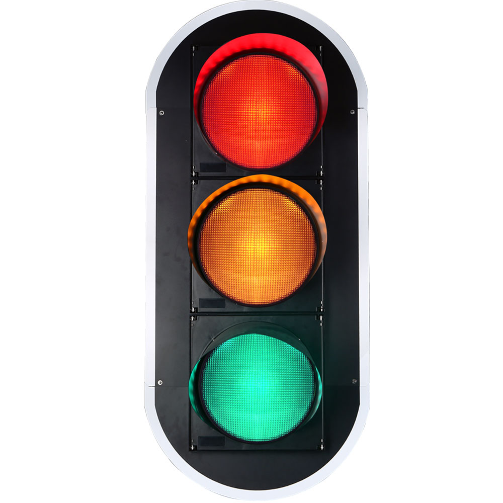 Semáforo de bola completa de alto flujo rojo/amarillo/verde