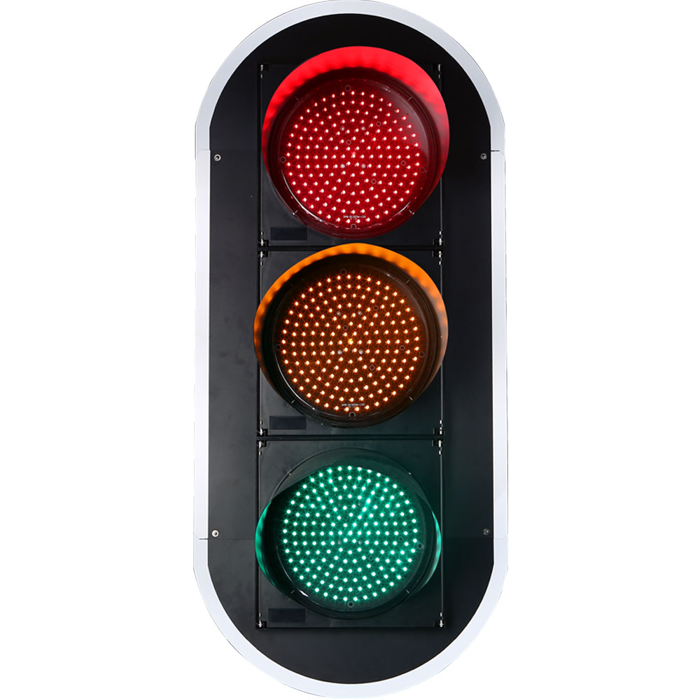 Semáforo de bola completa de bajo consumo rojo/amarillo/verde