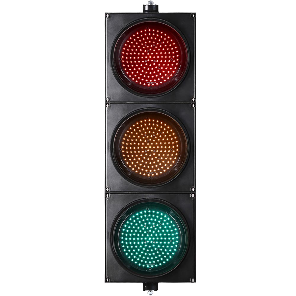 Semáforo de bola completa de bajo consumo rojo/amarillo/verde