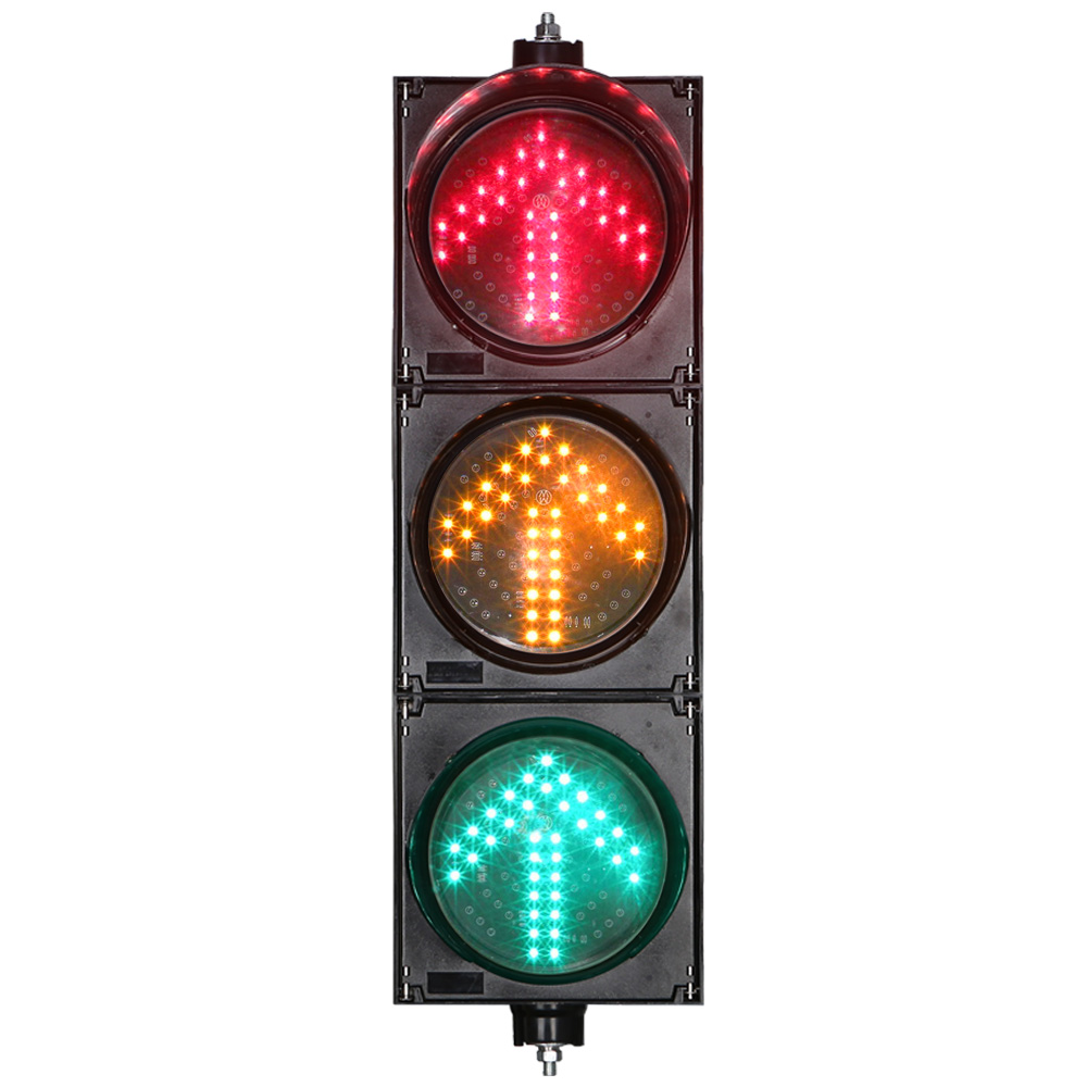 Semáforo de flecha roja, amarilla y verde de bajo consumo