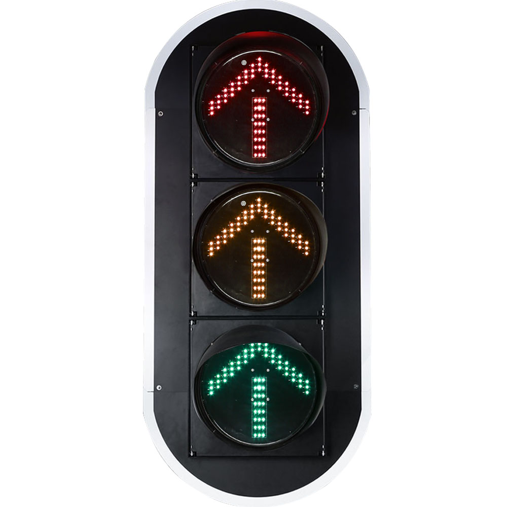 Semáforo de flecha roja, amarilla y verde de bajo consumo