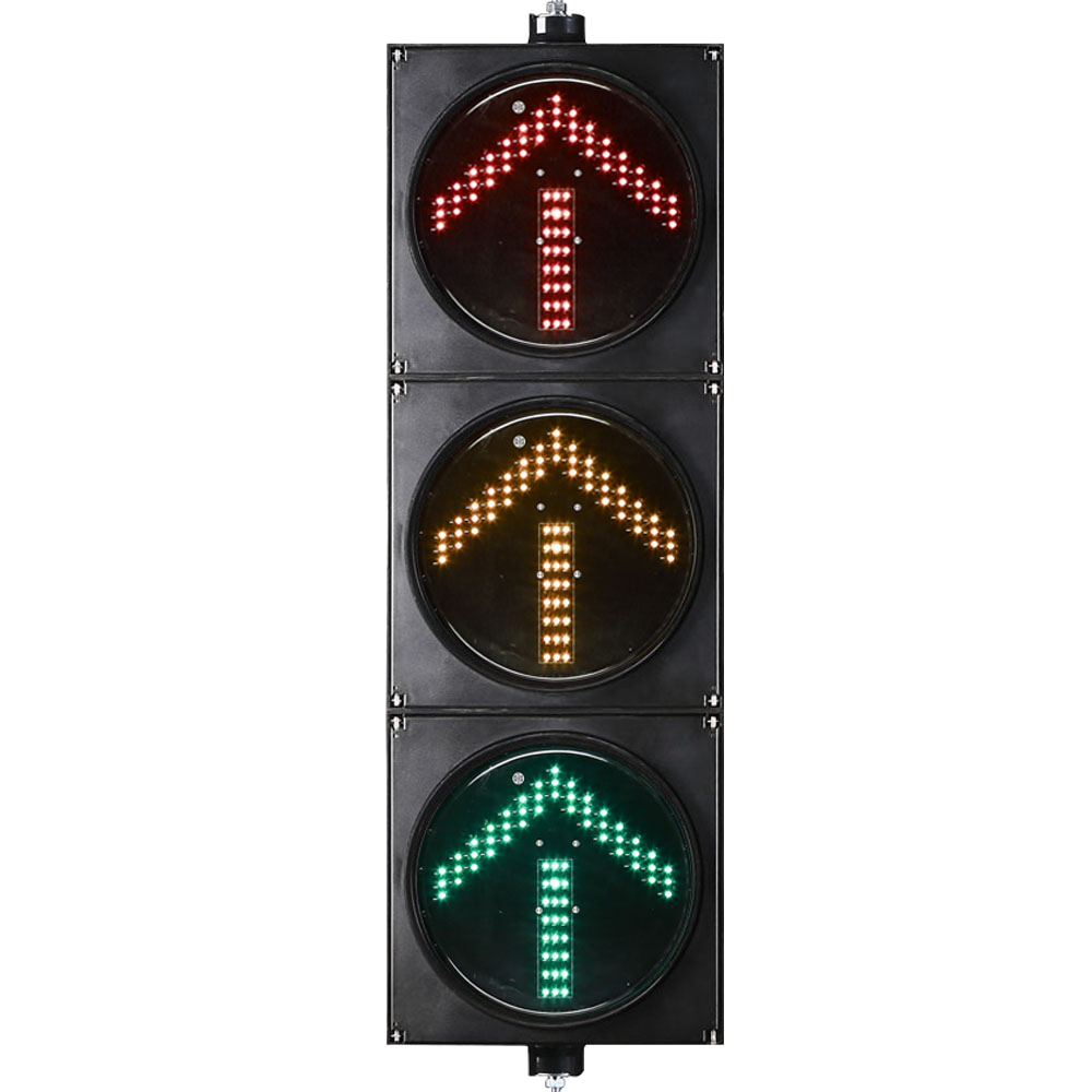 Semáforo de flecha roja, amarilla y verde de bajo consumo