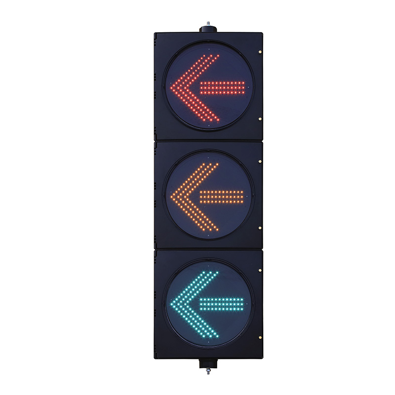 Semáforo de flecha roja, amarilla y verde de bajo consumo