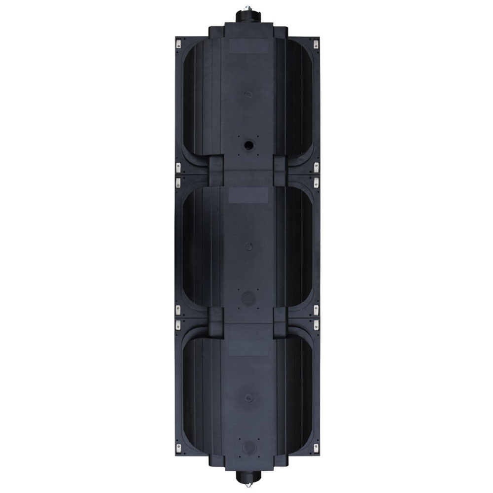 Semáforo de bajo consumo con giro en U rojo, amarillo y verde