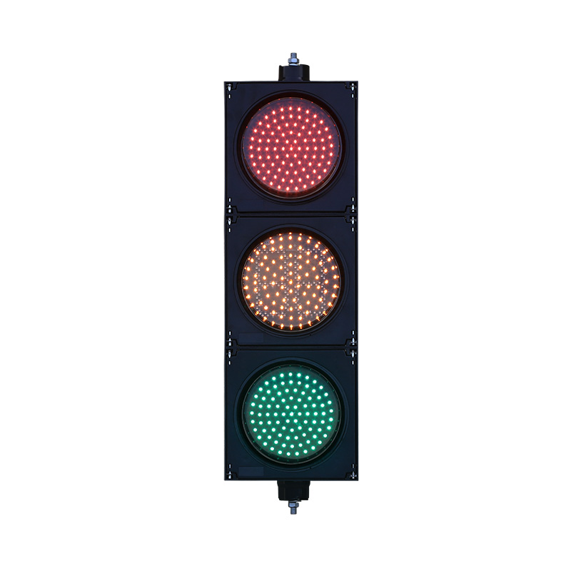 Semáforo de bola completa de bajo consumo rojo/amarillo/verde con temporizador de cuenta regresiva