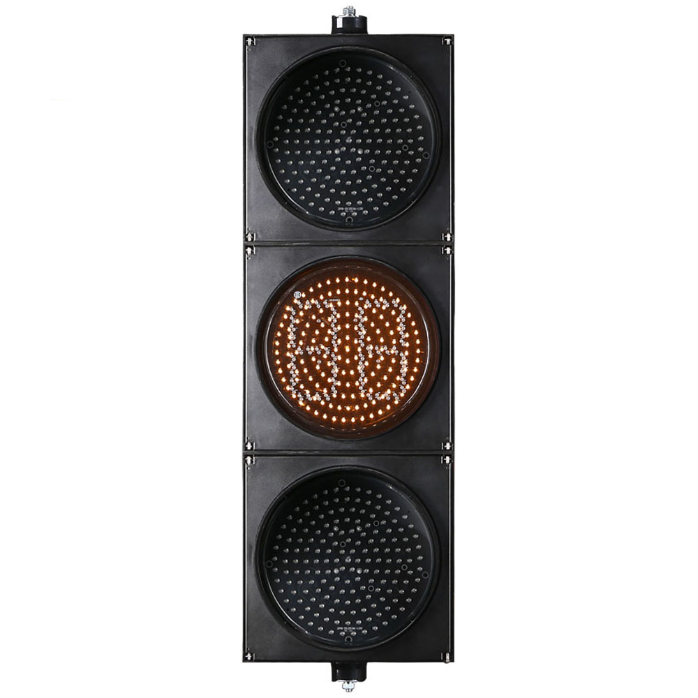 Semáforo de bola completa de bajo consumo rojo/amarillo/verde con temporizador de cuenta regresiva