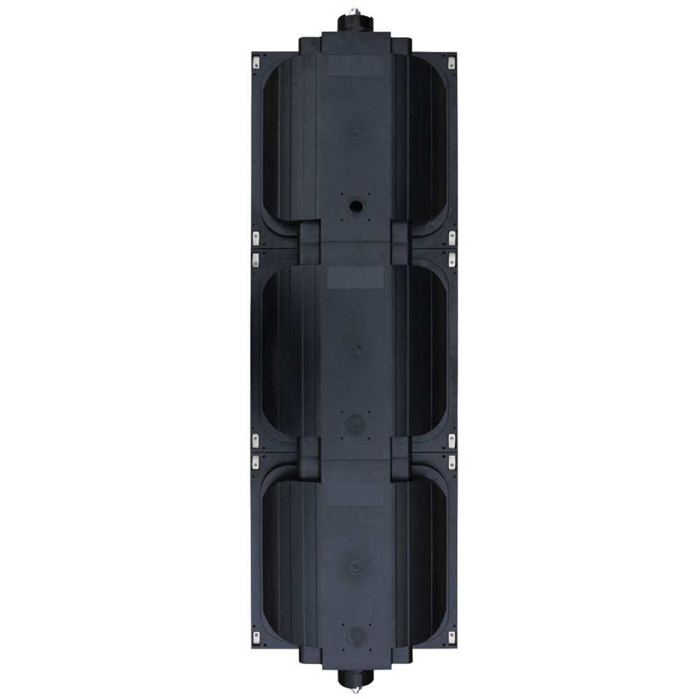 Semáforo de bola completa de bajo consumo con luz roja, amarilla y verde y cuenta regresiva de matriz de puntos