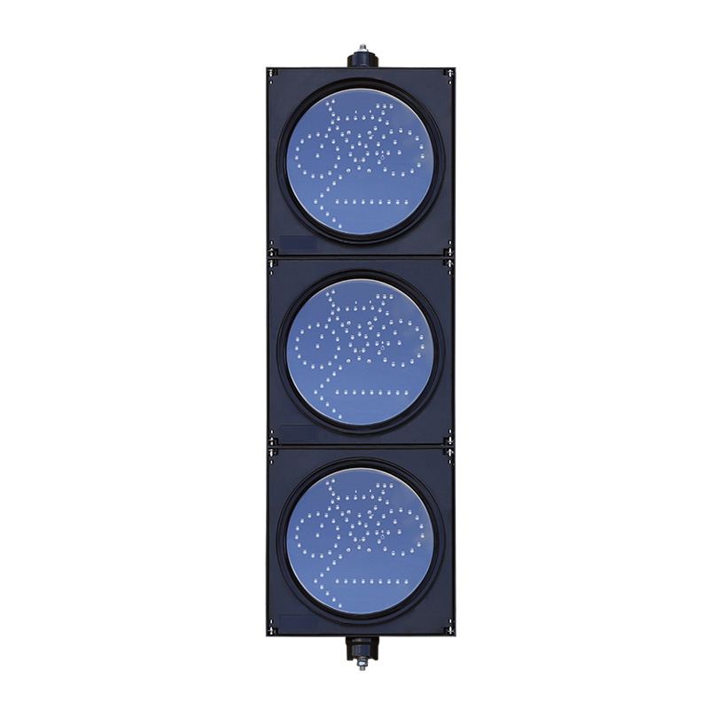 Semáforo de bicicleta y flecha de bajo consumo