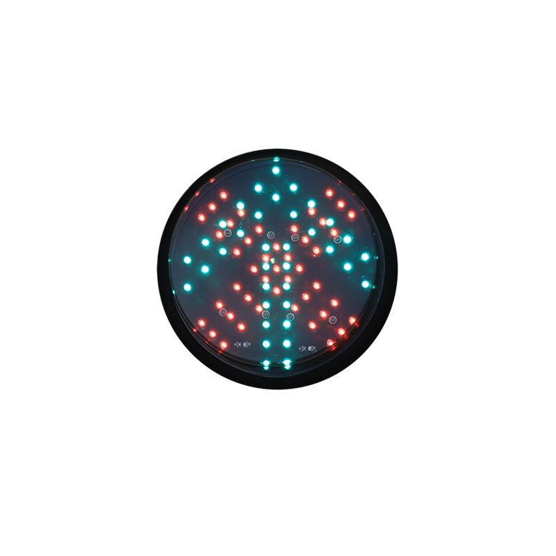 Módulo de semáforo de baja potencia con cruz roja y flecha verde