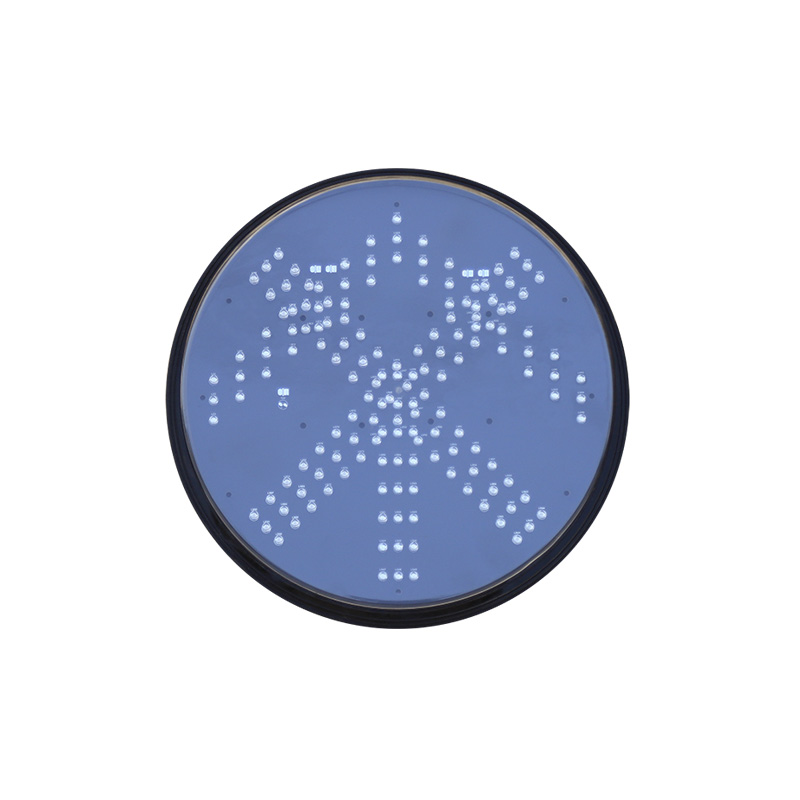 Módulo de semáforo de baja potencia con cruz roja y flecha verde