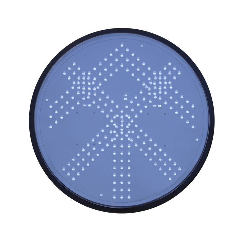 Módulo de semáforo de baja potencia con cruz roja y flecha verde