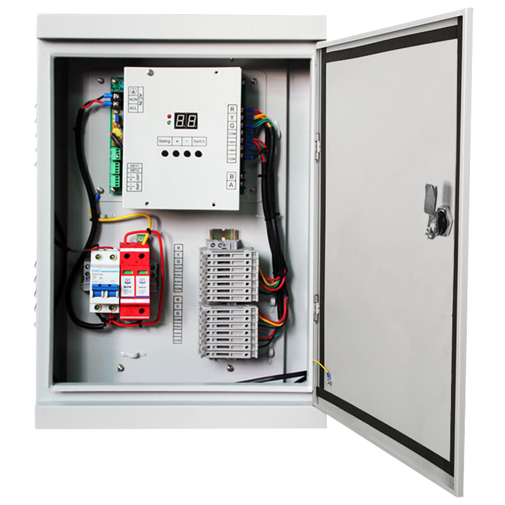 Controlador de tráfico de cruce de peatones