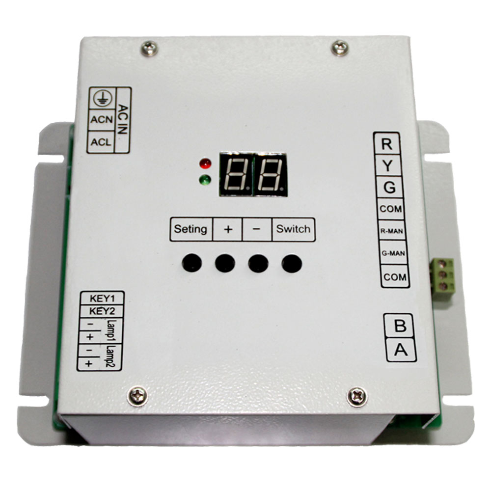 Controlador de tráfico de cruce de peatones