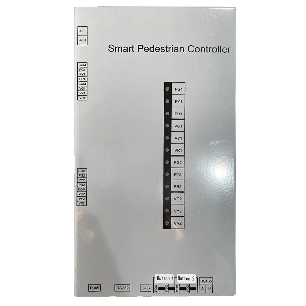 Controlador de tráfico de cruce de peatones