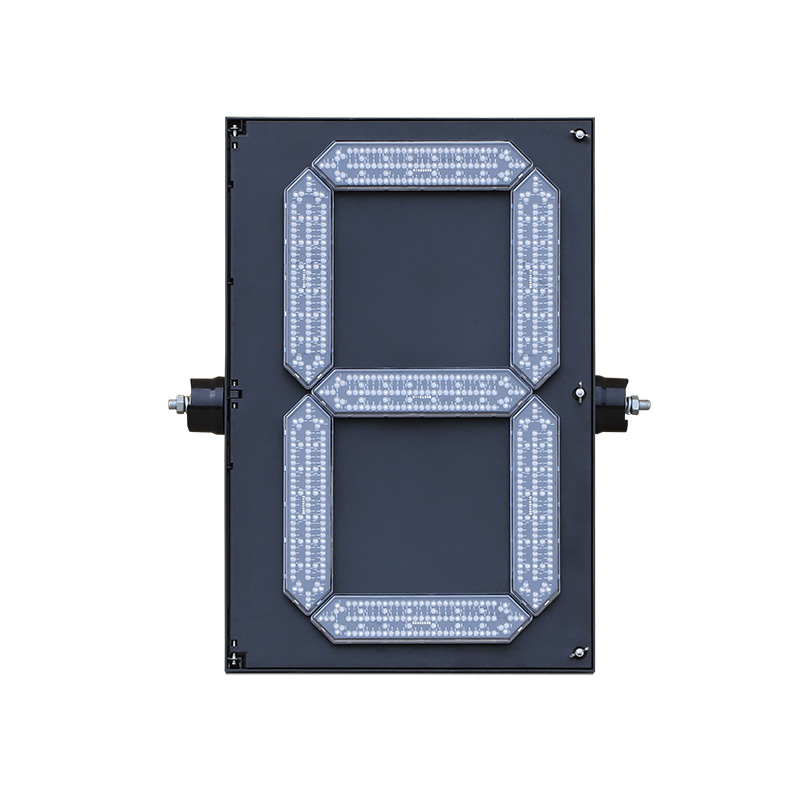 Semáforo de cuenta regresiva tipo segmento (tipo caja)