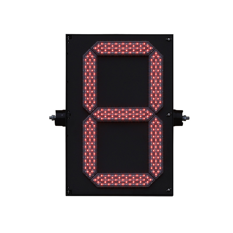 Semáforo de cuenta regresiva tipo segmento (tipo caja)