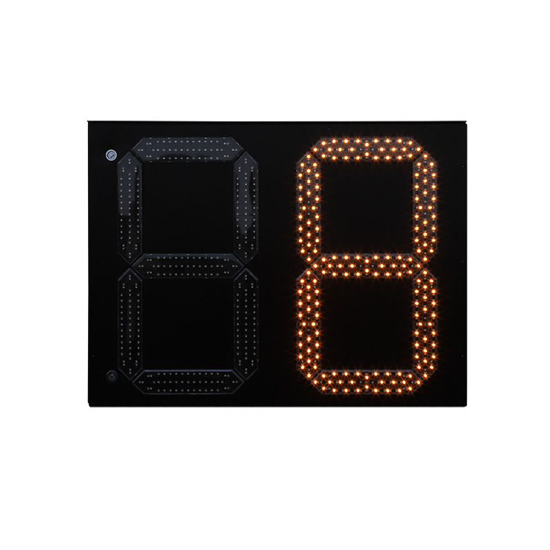 Semáforo de cuenta regresiva tipo segmento (tipo caja)