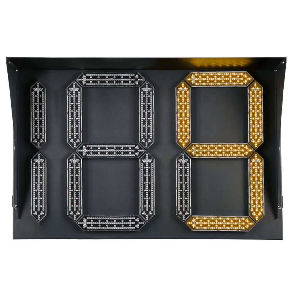 Semáforo de cuenta regresiva tipo segmento (tipo caja)