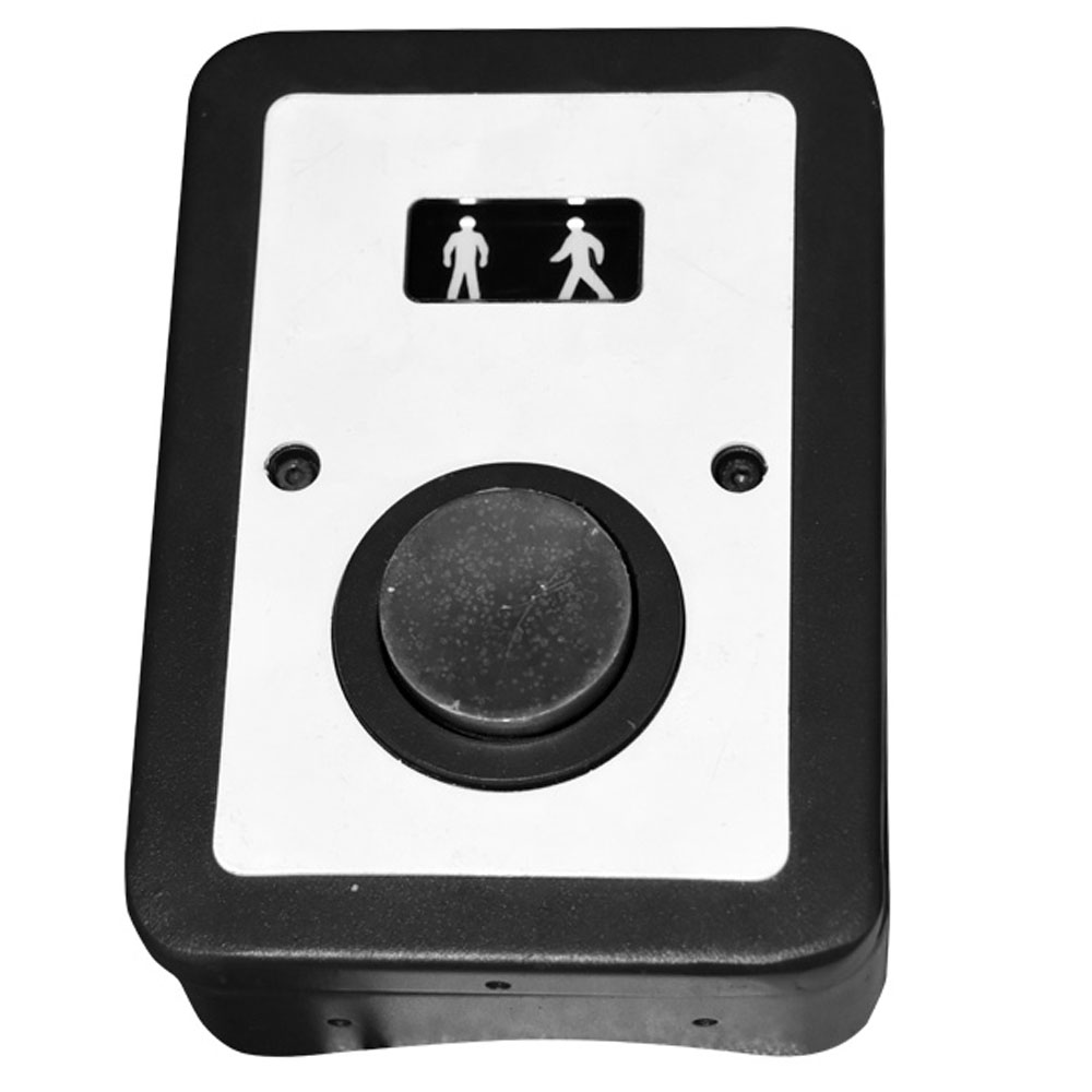 Botón pulsador de cruce de peatones