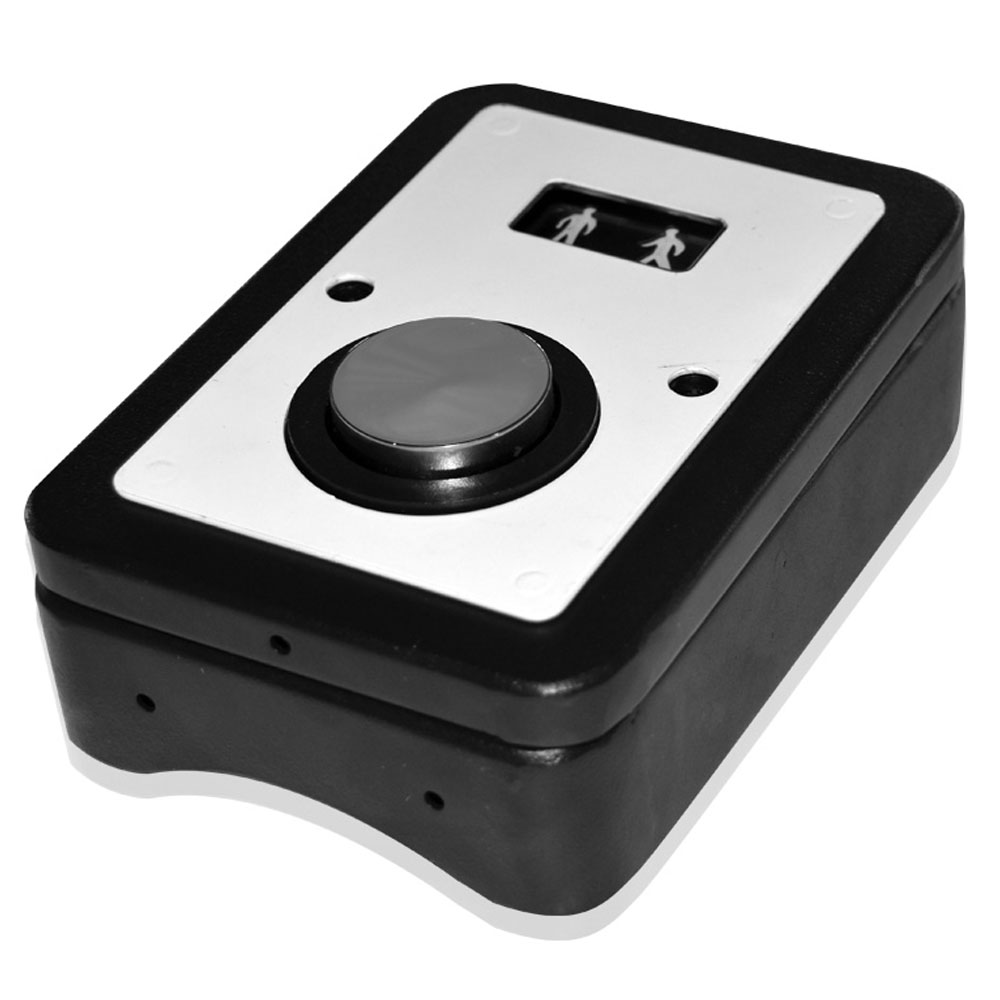 Botón pulsador de cruce de peatones