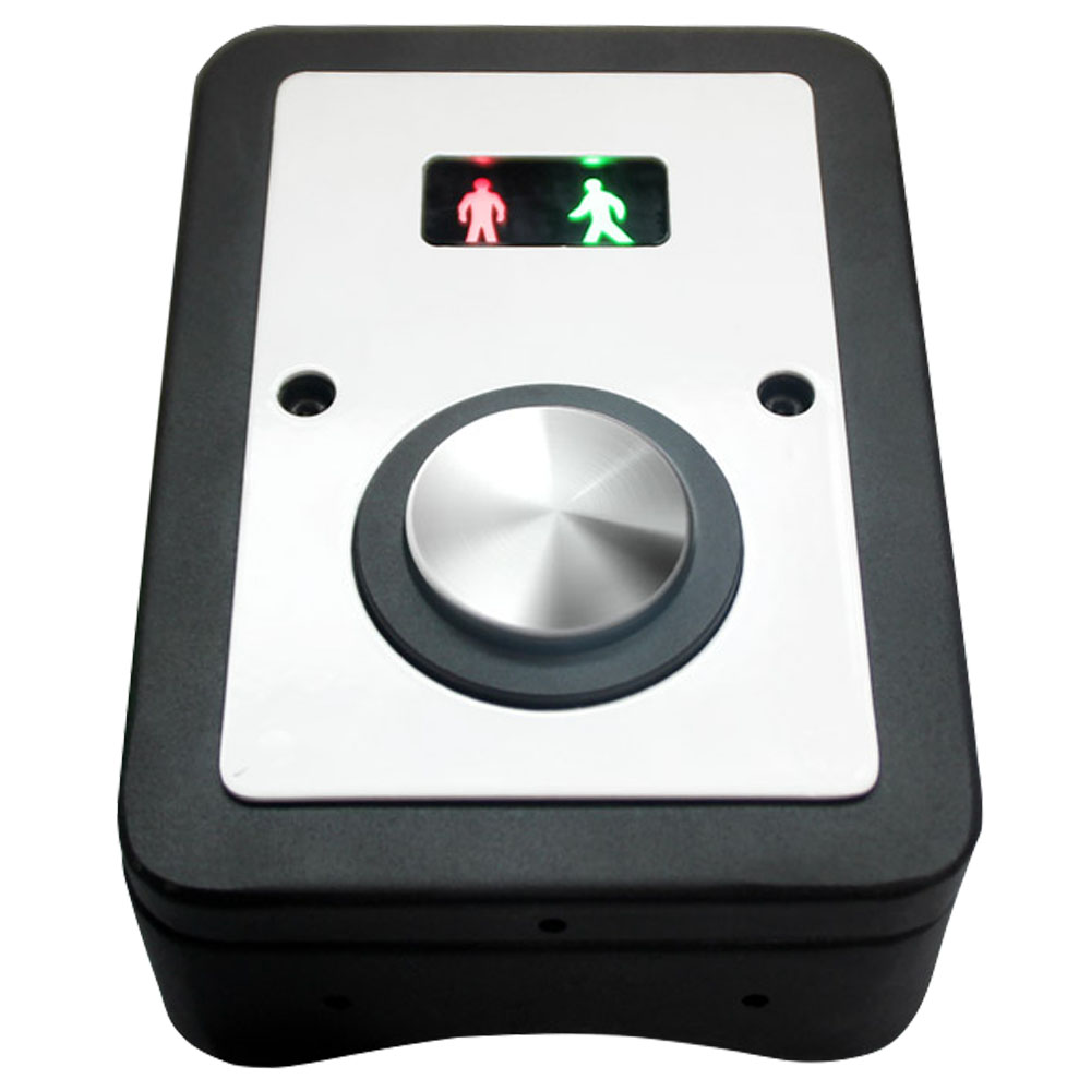 Botón pulsador de cruce de peatones