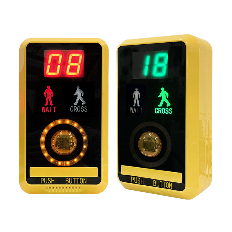 Pulsador de cruce de peatones tipo inducción