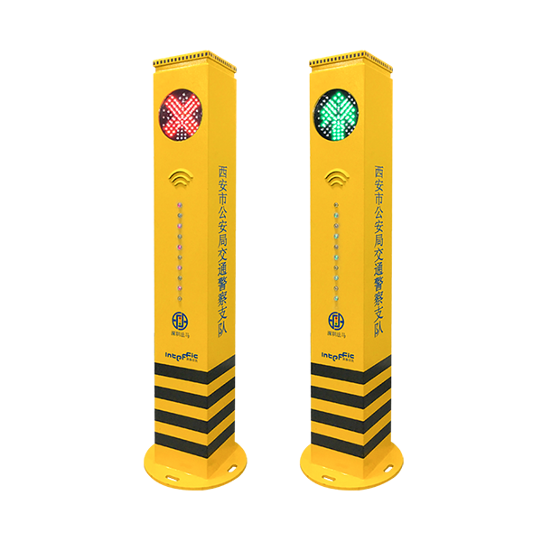 Poste de luz para peatones