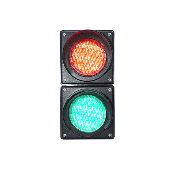 Sem&aacute;foro de bola completa rojo/verde de bajo consumo (dos unidades)