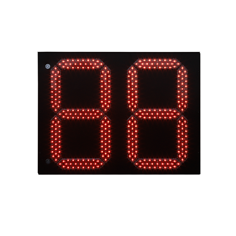 Sem&aacute;foro de cuenta regresiva tipo segmento (tipo caja)