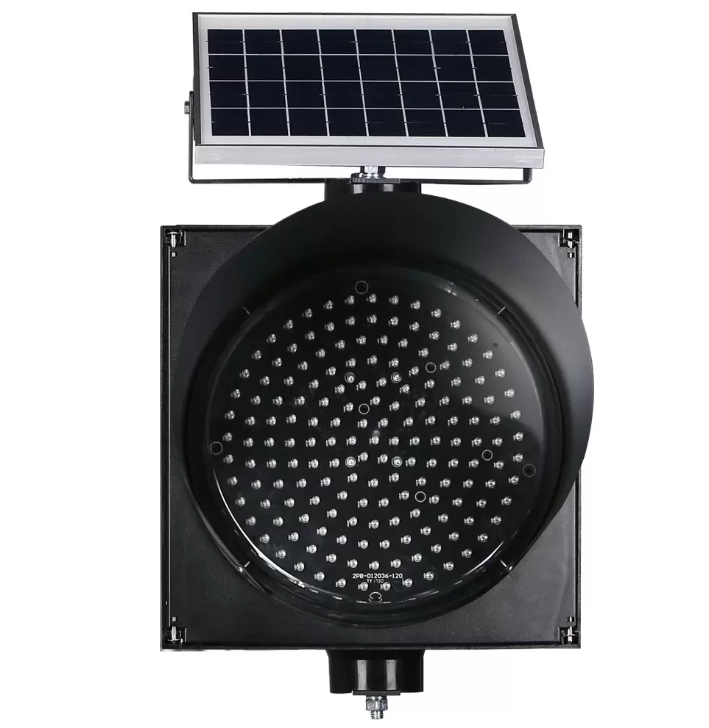 Luz intermitente amarilla alimentada por energía solar Luz intermitente amarilla alimentada por energía solar