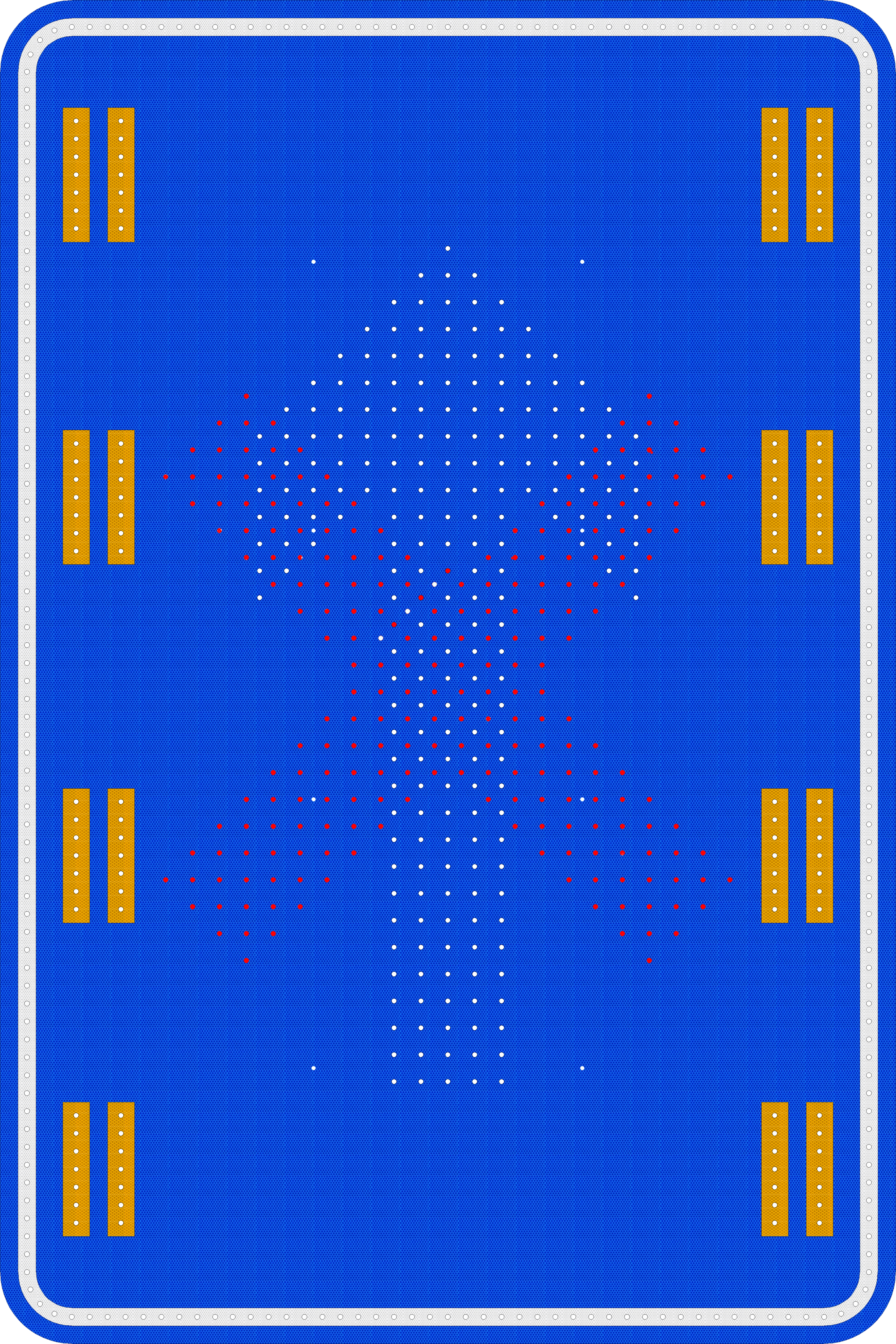 Se&ntilde;al de control de carril