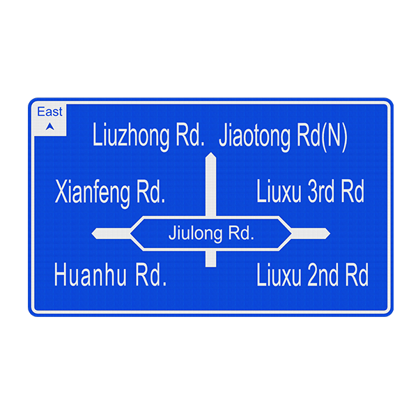 Letrero grande iluminado internamente