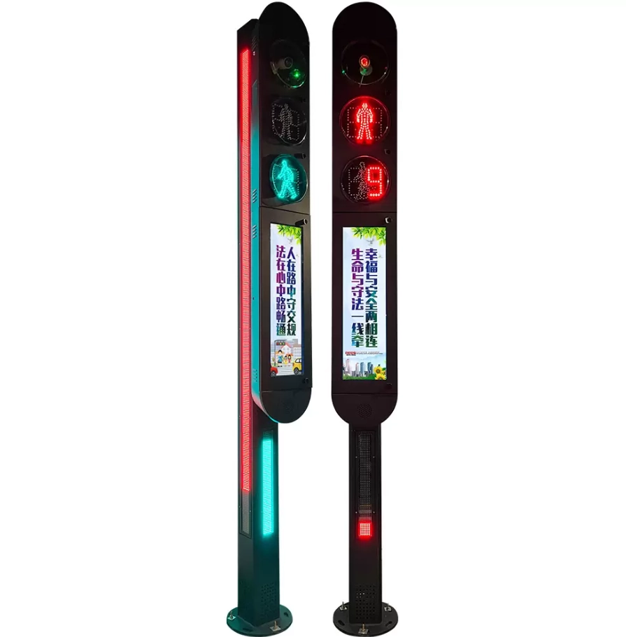 Semáforo integrado con detección de peatones Semáforo integrado con detección de peatones