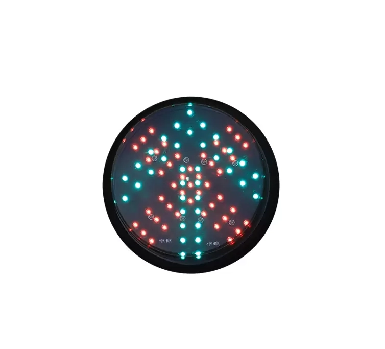 Módulo de semáforo de baja potencia con cruz roja y flecha verde