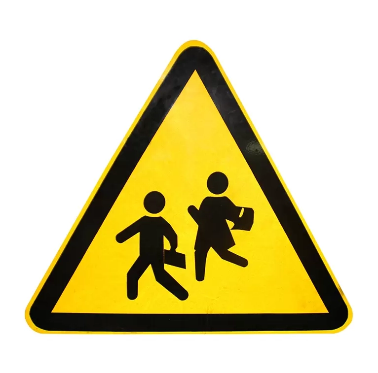 señal de velocidad con luces intermitentes