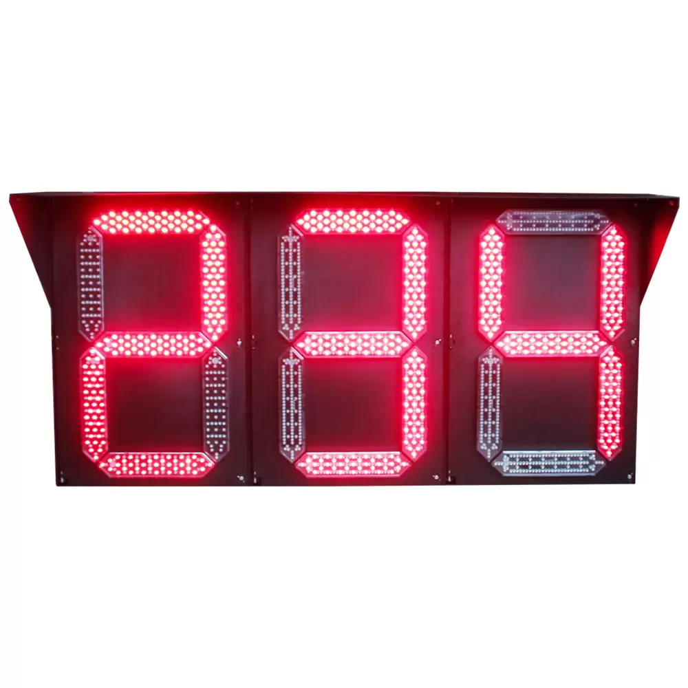 Semáforo de cuenta regresiva tipo segmento Semáforo de cuenta regresiva tipo segmento